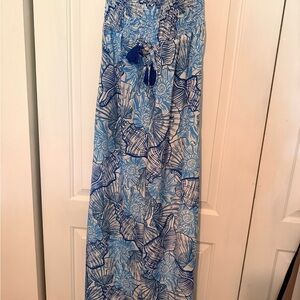 Blue Shell Women's Strapless Romper